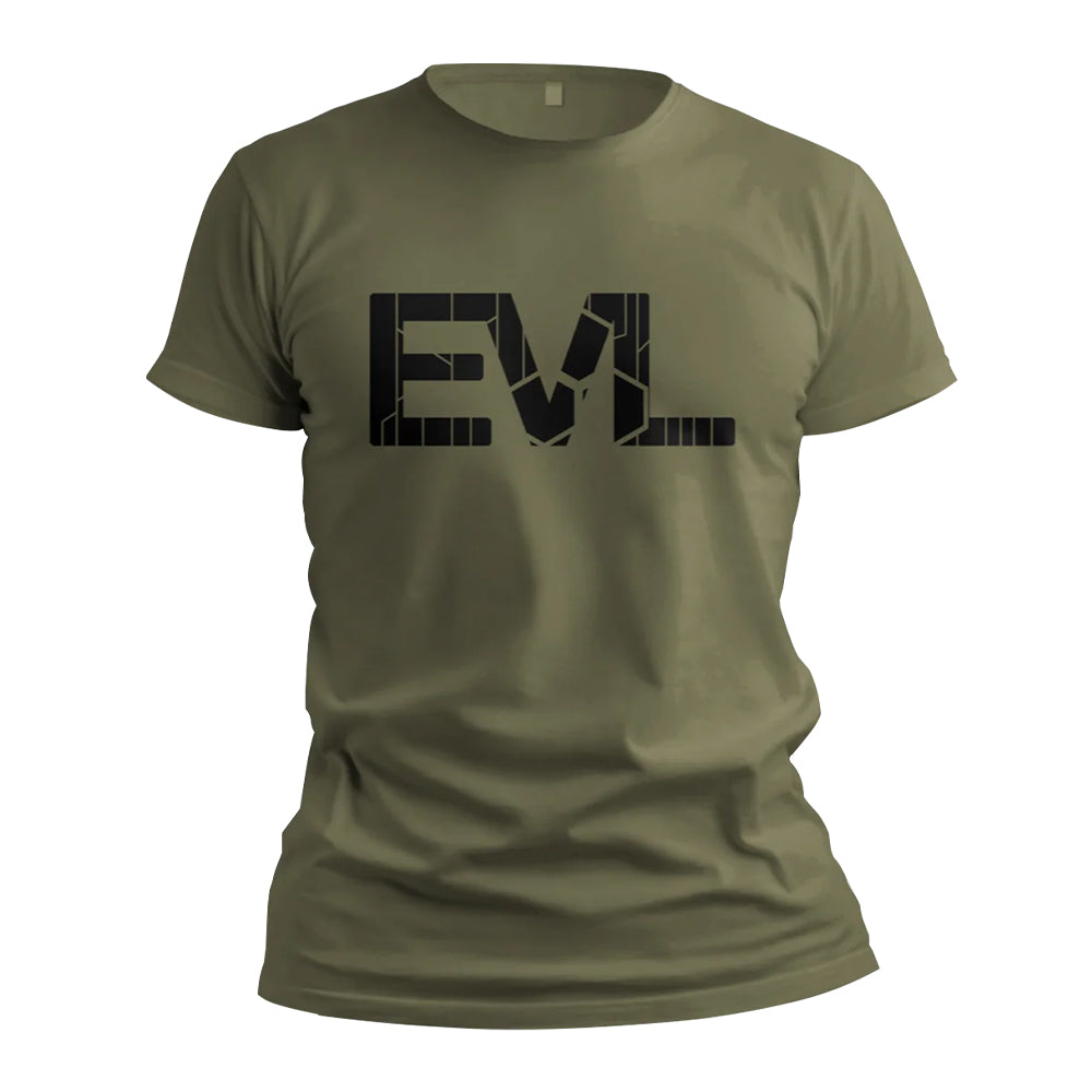 EVL Nutrition - تيشرت EVL بشعار أسود