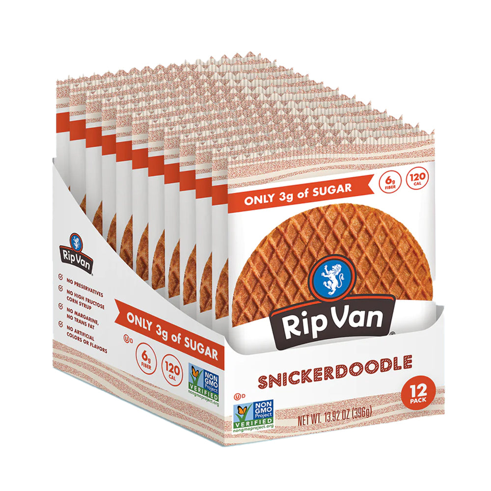 Rip Van - Low Sugar Waffel Cookie - Box Of 12
