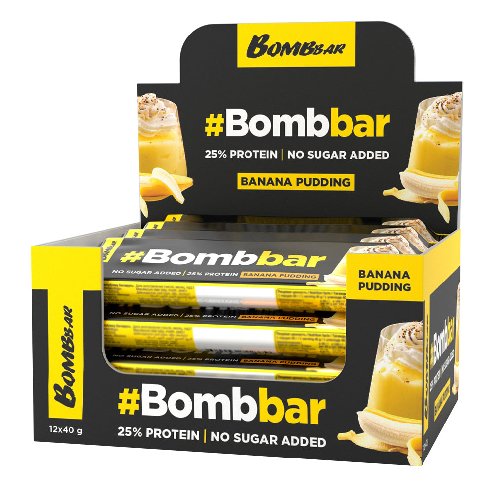 BombBar - Chocolate Covered Protein Bar - Box of 12