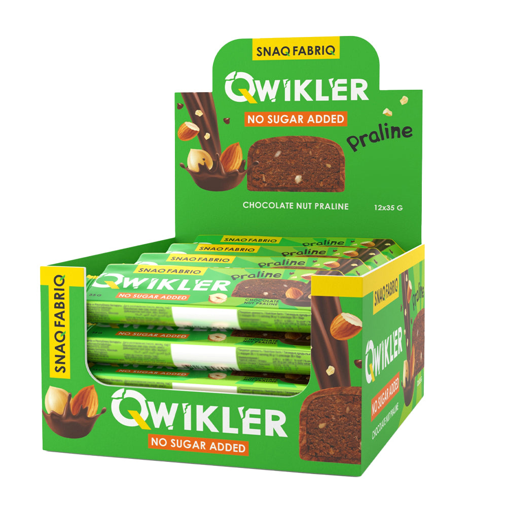 SnaQ FabriQ - QWIKLER Glazed Bar - Box of 12