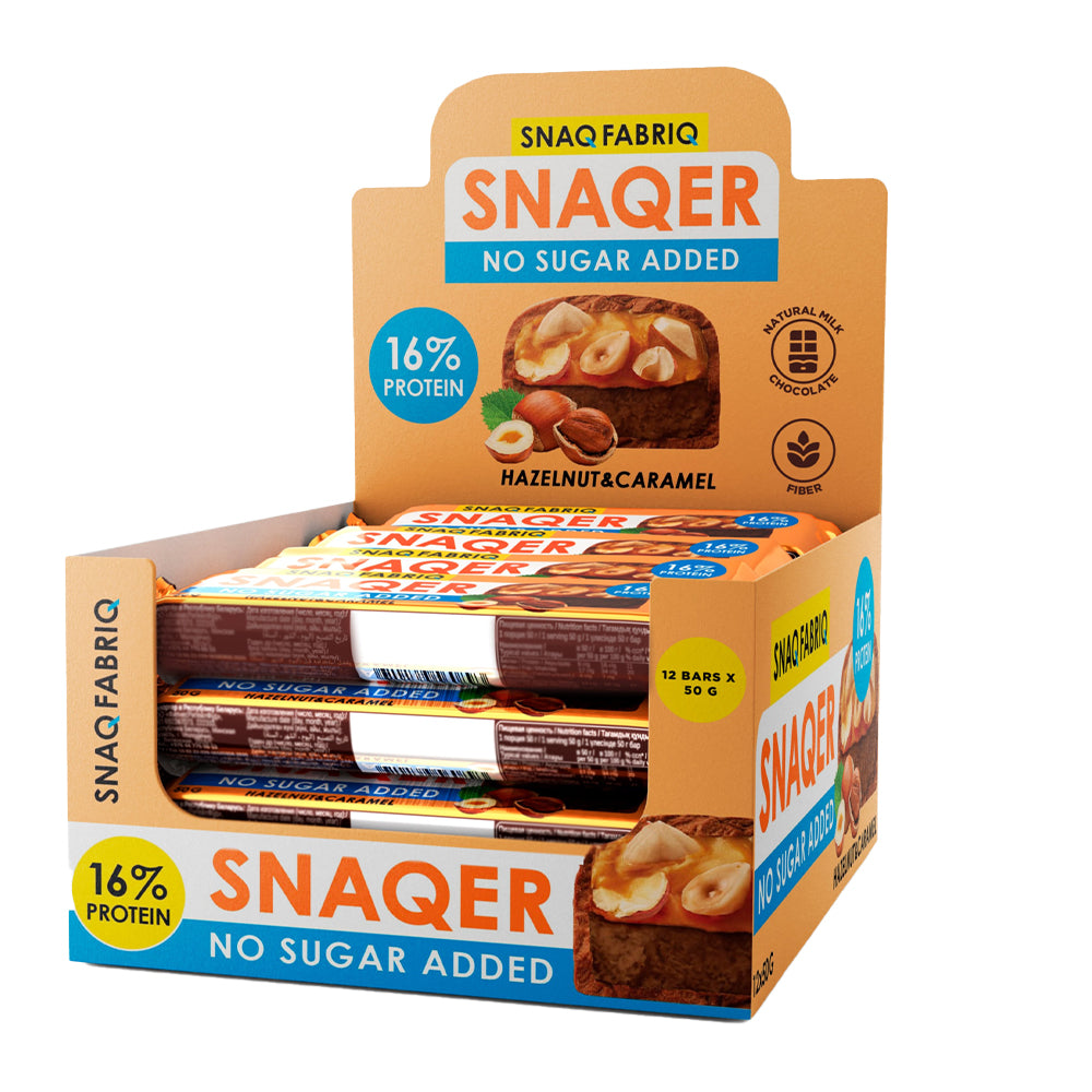 SnaQ FabriQ - SNAQER Bar - Box of 12