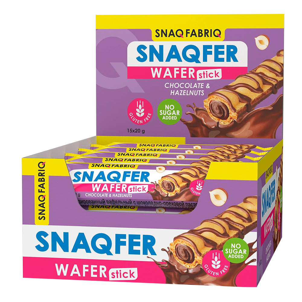 SnaQ FabriQ - Snaqfer Wafer Stick - Box Of 15