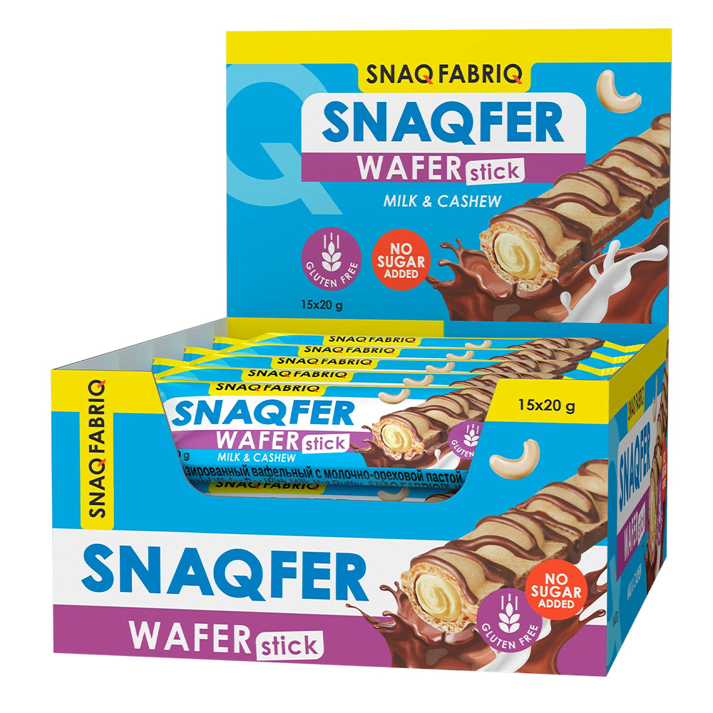 SnaQ FabriQ - Snaqfer Wafer Stick - Box Of 15