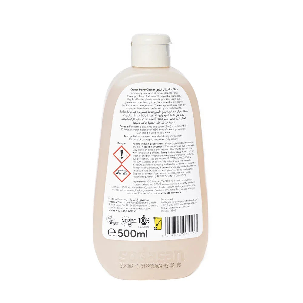 Sodasan 100% Natural Orange Power Cleaner 500ml