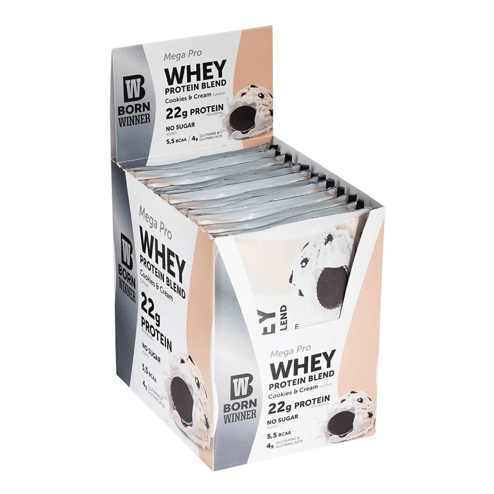 Born Winner - Mega Pro Whey Protein Blend Sachet - Box of 12
