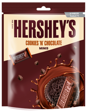 Hershey's Cookies 'N' Chocolates Minis Pouch 140gm
