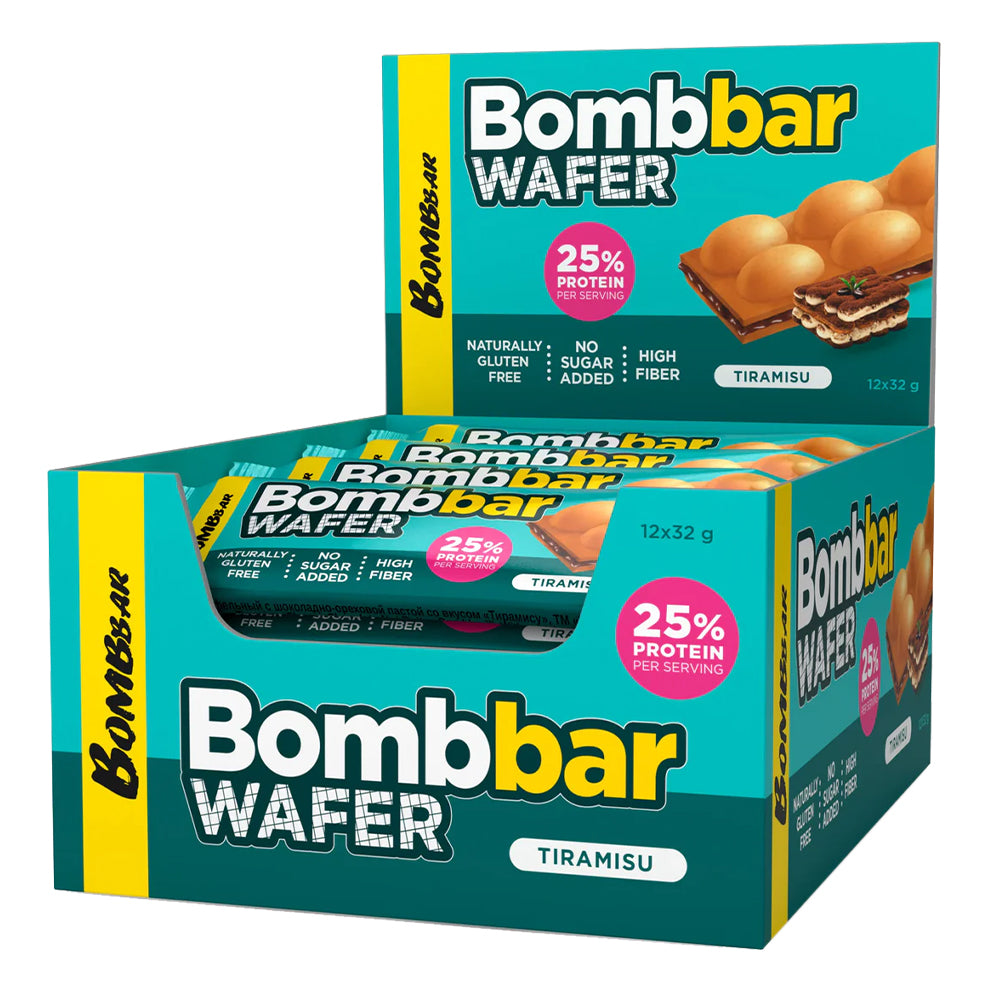 BombBar - Protein Wafer Bar - Box of 12