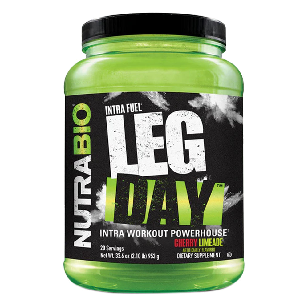 NutraBio - مشروب تعافي العضلات أثناء التمرين ليوم تمرين الساق
