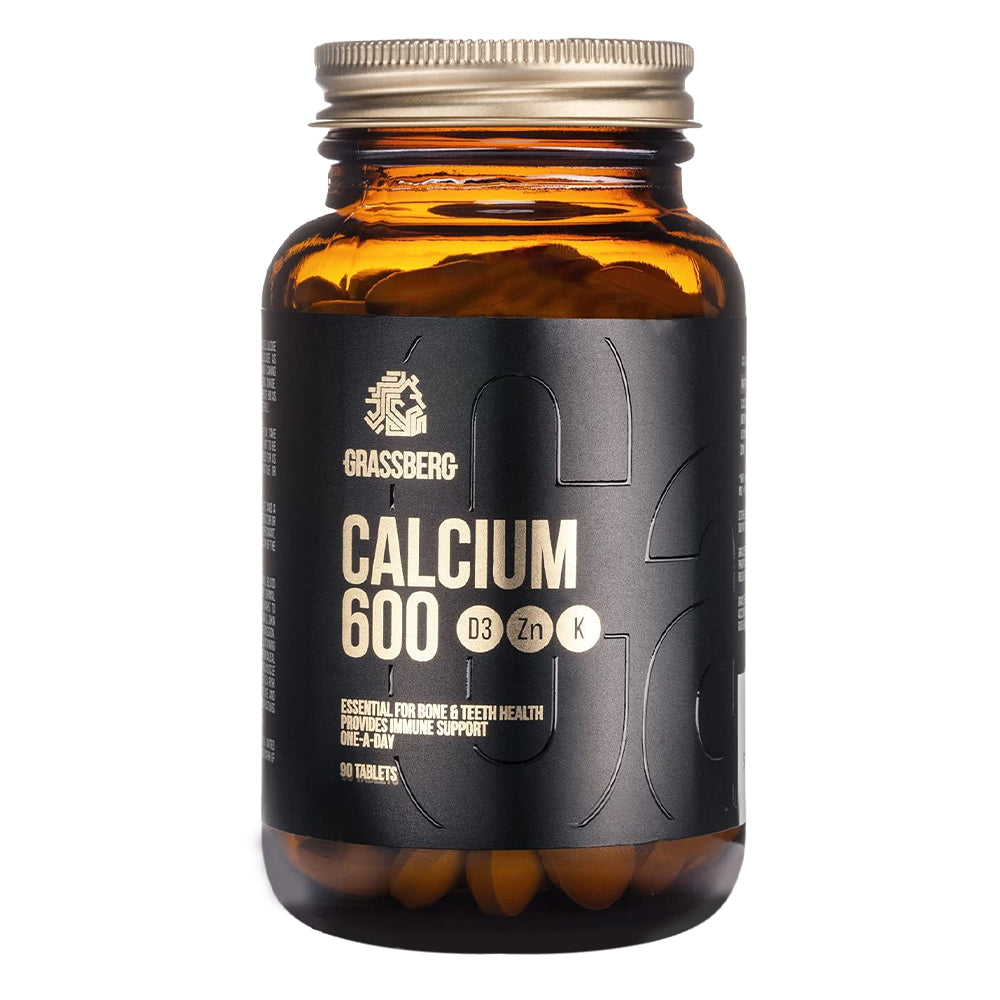 Grassberg Calcium 600mg Bone & Joint Support 60 Tablets