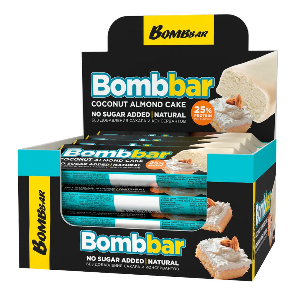 BombBar - Glazed Protein Bar - Box of 12
