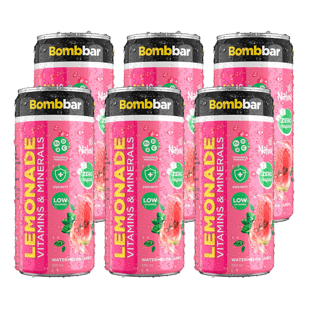 BombBar - Low Calorie Vitamin and Mineral Drink 330 ml - Pack of 6