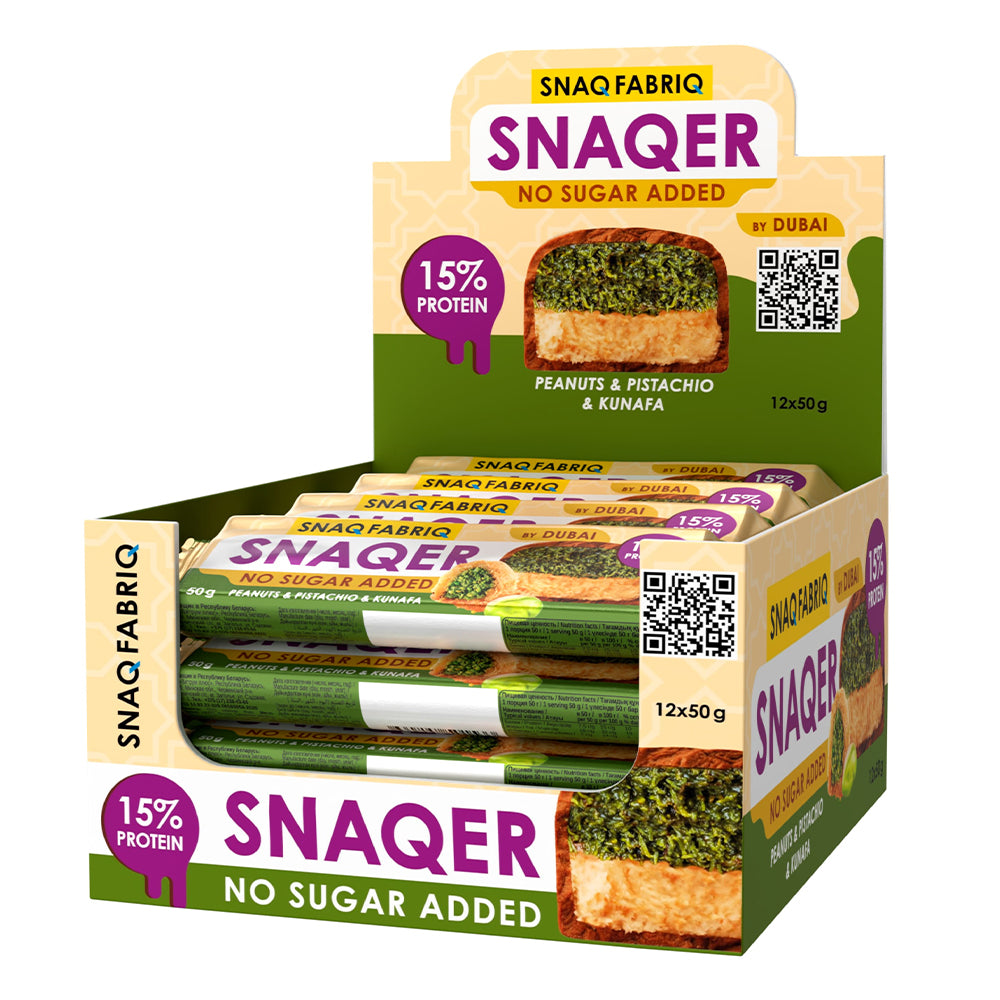 SnaQ FabriQ - SNAQER Bar - Box of 12