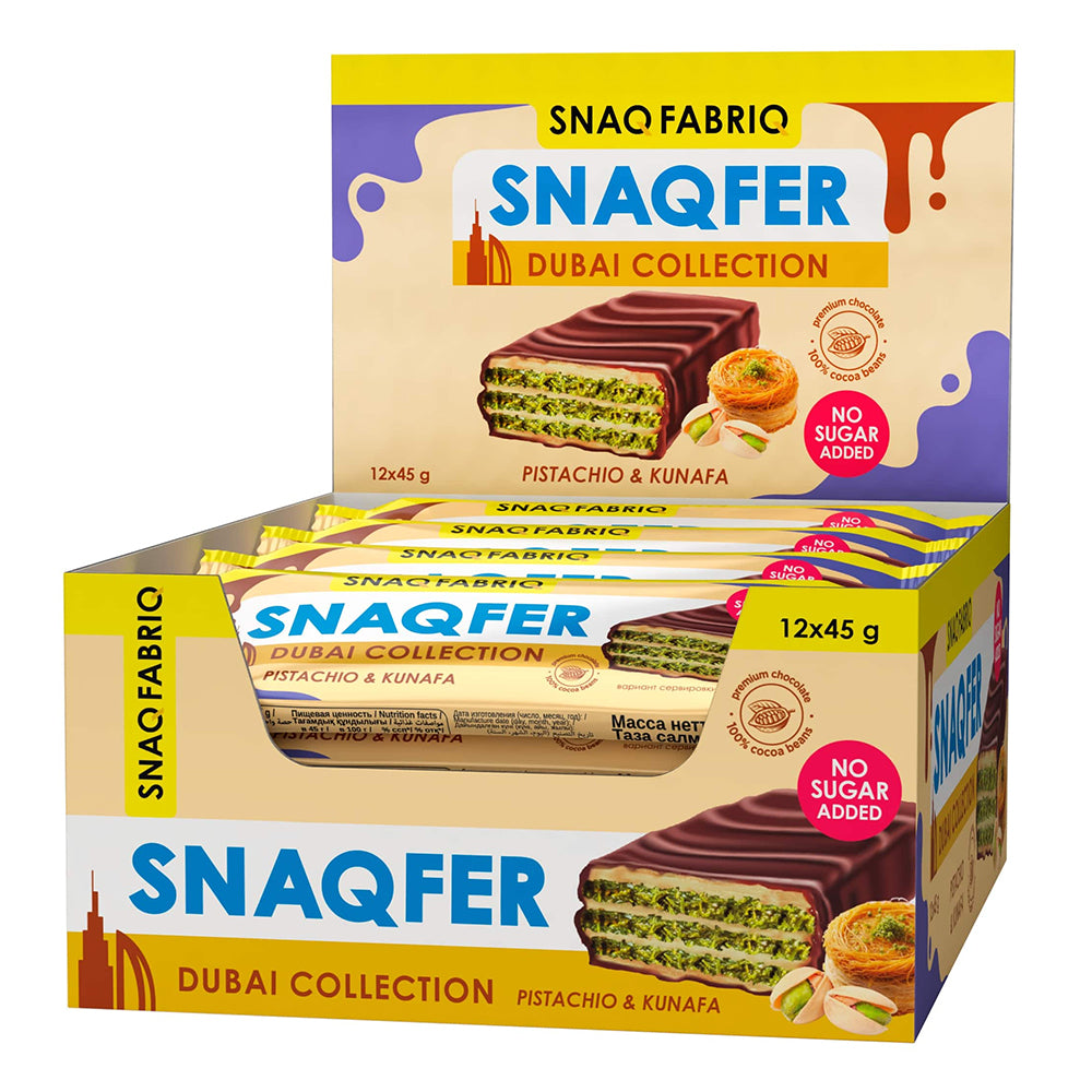 SnaQ FabriQ - Snaqfer Wafer Bar - Box of 12