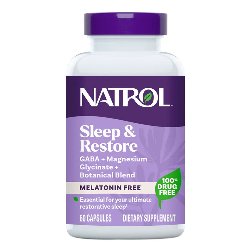 Natrol - Sleep & Restore Melatonin Free Capsules