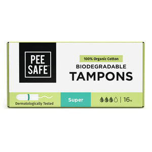 Pee Safe - 100% Organic Tampons