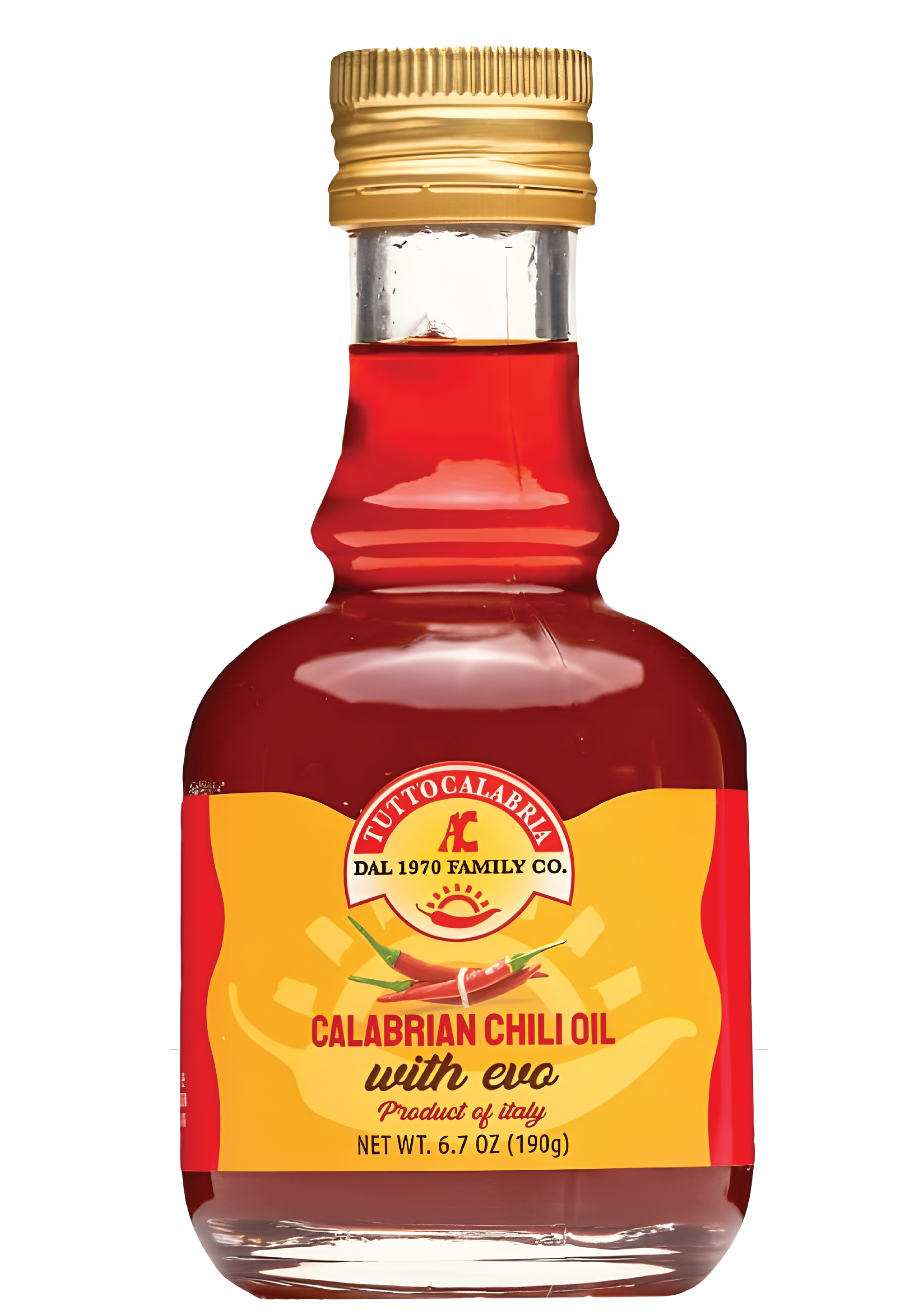 Tuttocalabria Calabrian Chili Oil Extra Virgin Olive Oil 190g