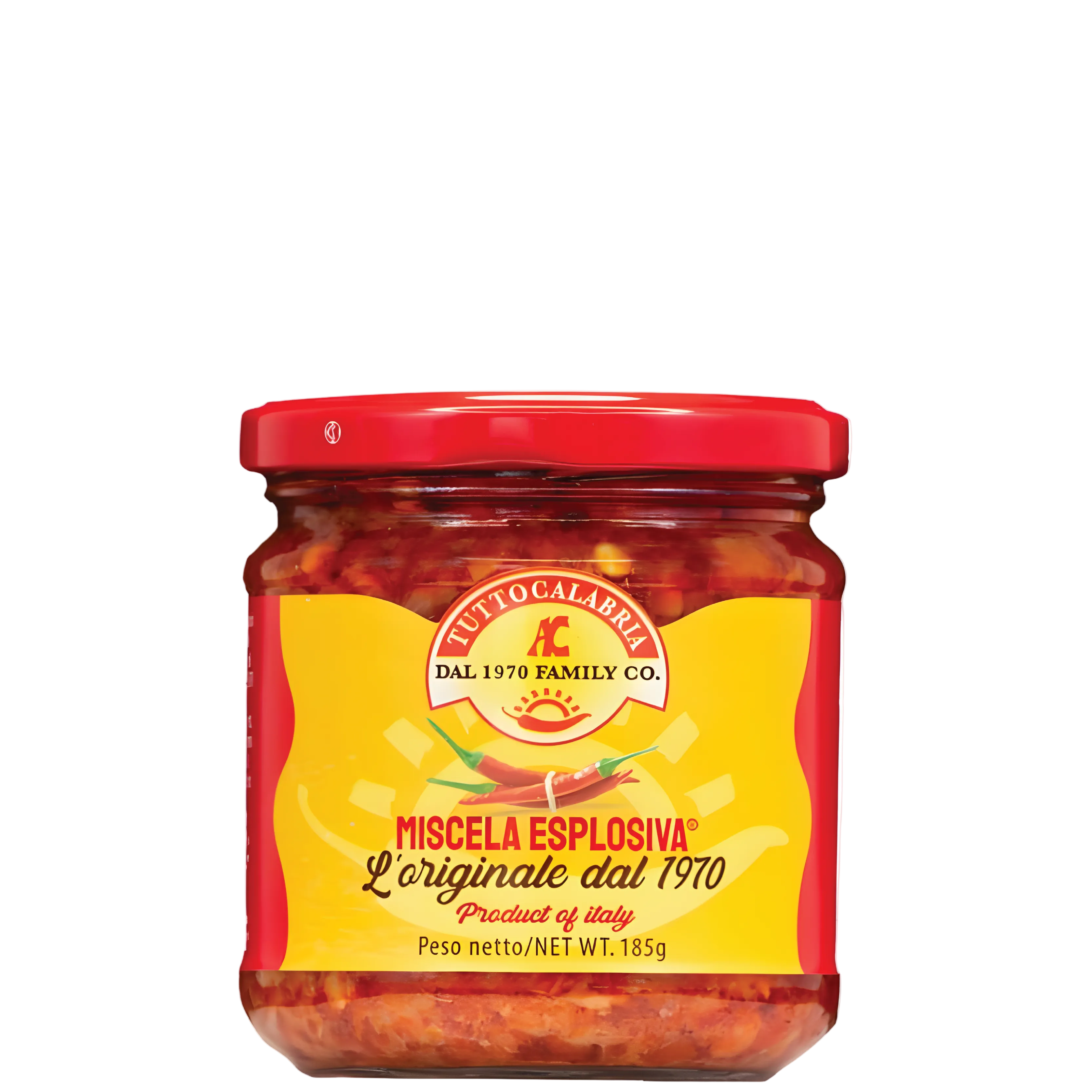 Tuttocalabria Miscela Esplosiva Hot Spread Sauce 185g
