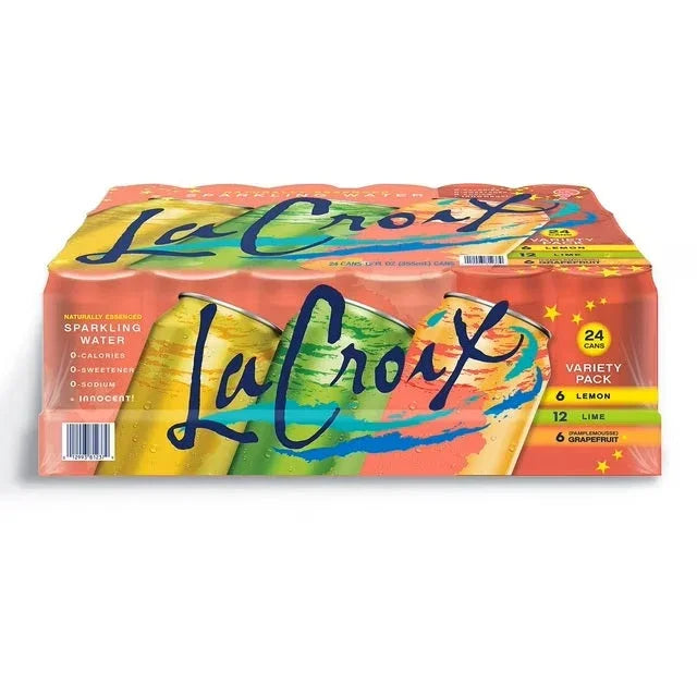 LaCroix Sparkling Water Variety Pack 355 ml, 24 pk. (Orange)