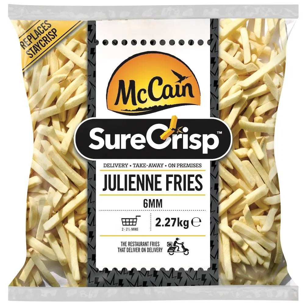 McCain Julienne Fries 6/6 Bag 2.5 Kg