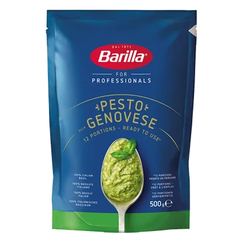 Barilla Pesto Genovese Pasta Sauce with Fresh Italian Basil - 500gm