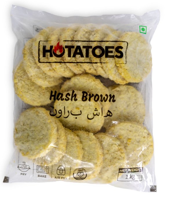 Potato hashbrown triangle