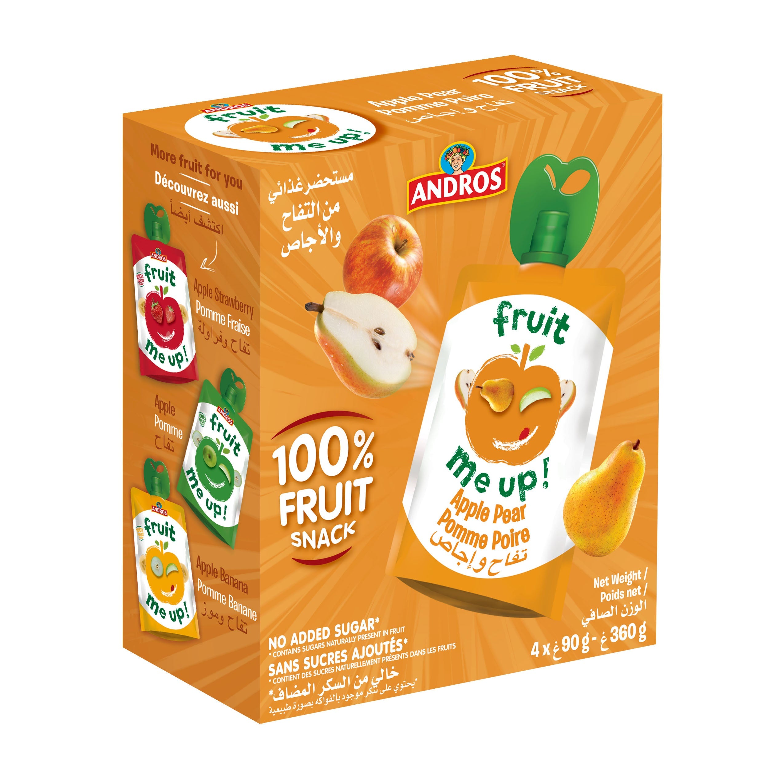 Fruit Me Up Apple Pear (4x90gm)