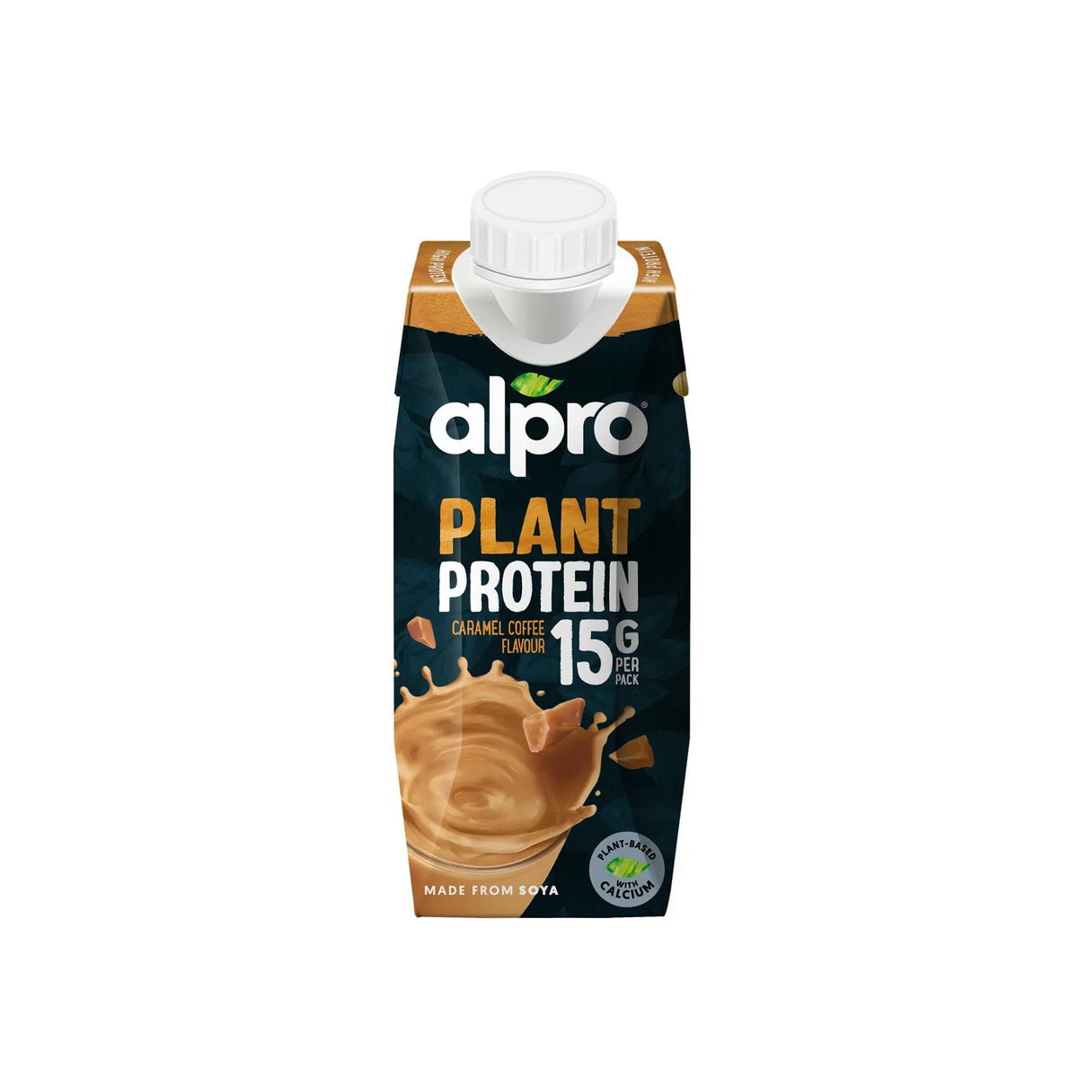 Alpro Soya High Protein Caramel Coffee Drink - Case of 15 (15 x 250ml)