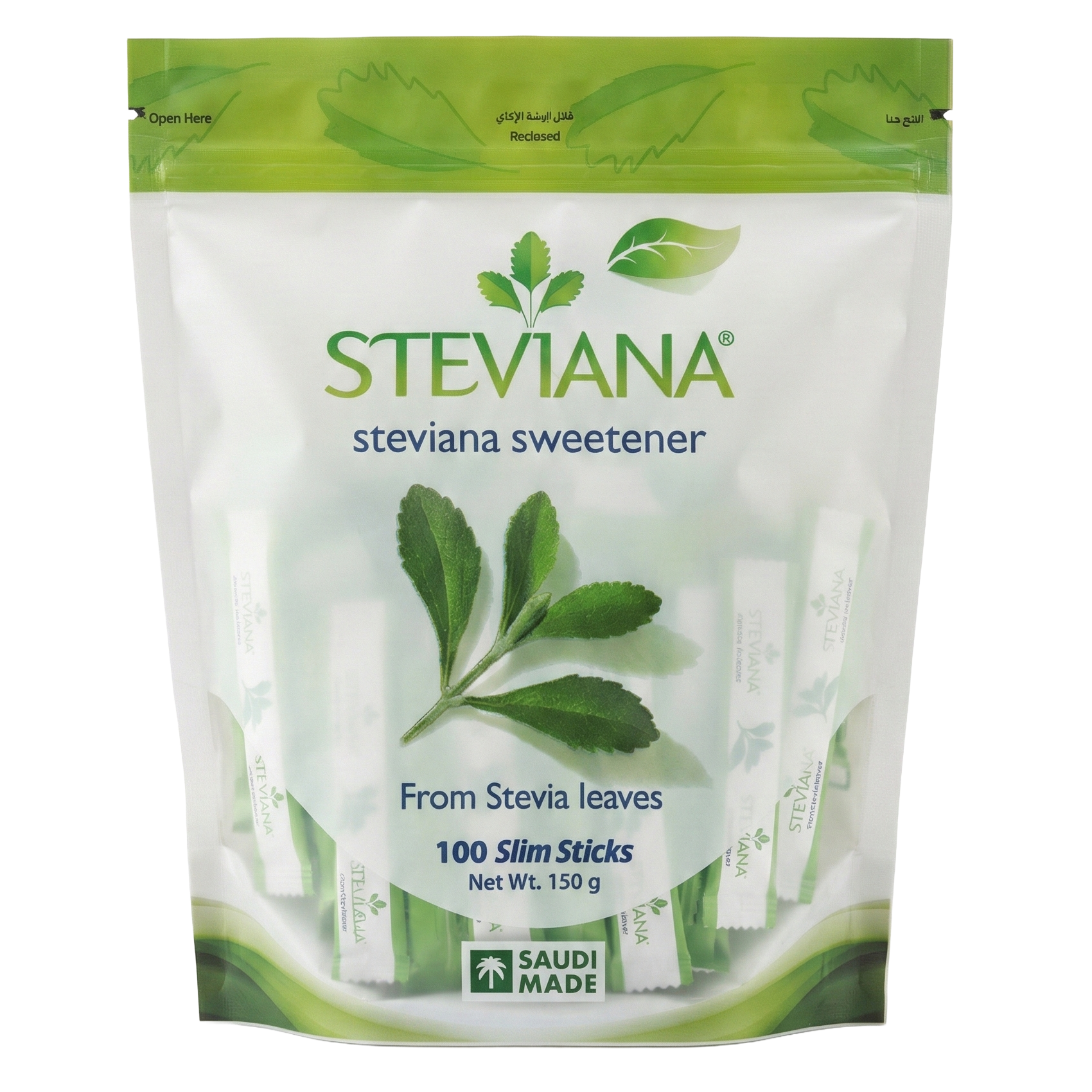 Steviana Sweetener 100 Slim Sticks 150gm