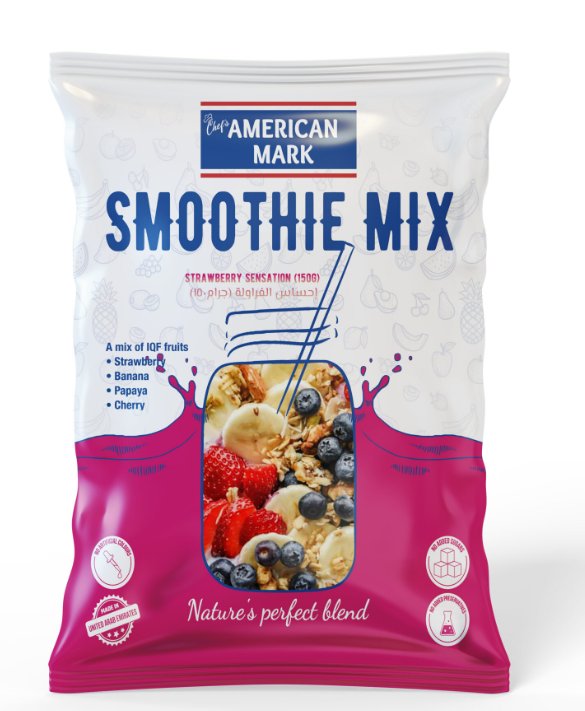 Smooties fruit mix raw - 150 gm - strawberry sensation