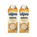 Alpro Barista Oat Vanilla 750ml Dual Pack, 100% Plant Based And Dairy Free, Suitable For Vegans, Naturally Free From Lactose, Rich In Nutrients