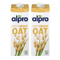 Alpro Drink Oat Dual Pack (1l x 2), 100% Plant Based And Dairy Free, Suitable For Vegans, Naturally Free From Lactose, Rich In Nutrients