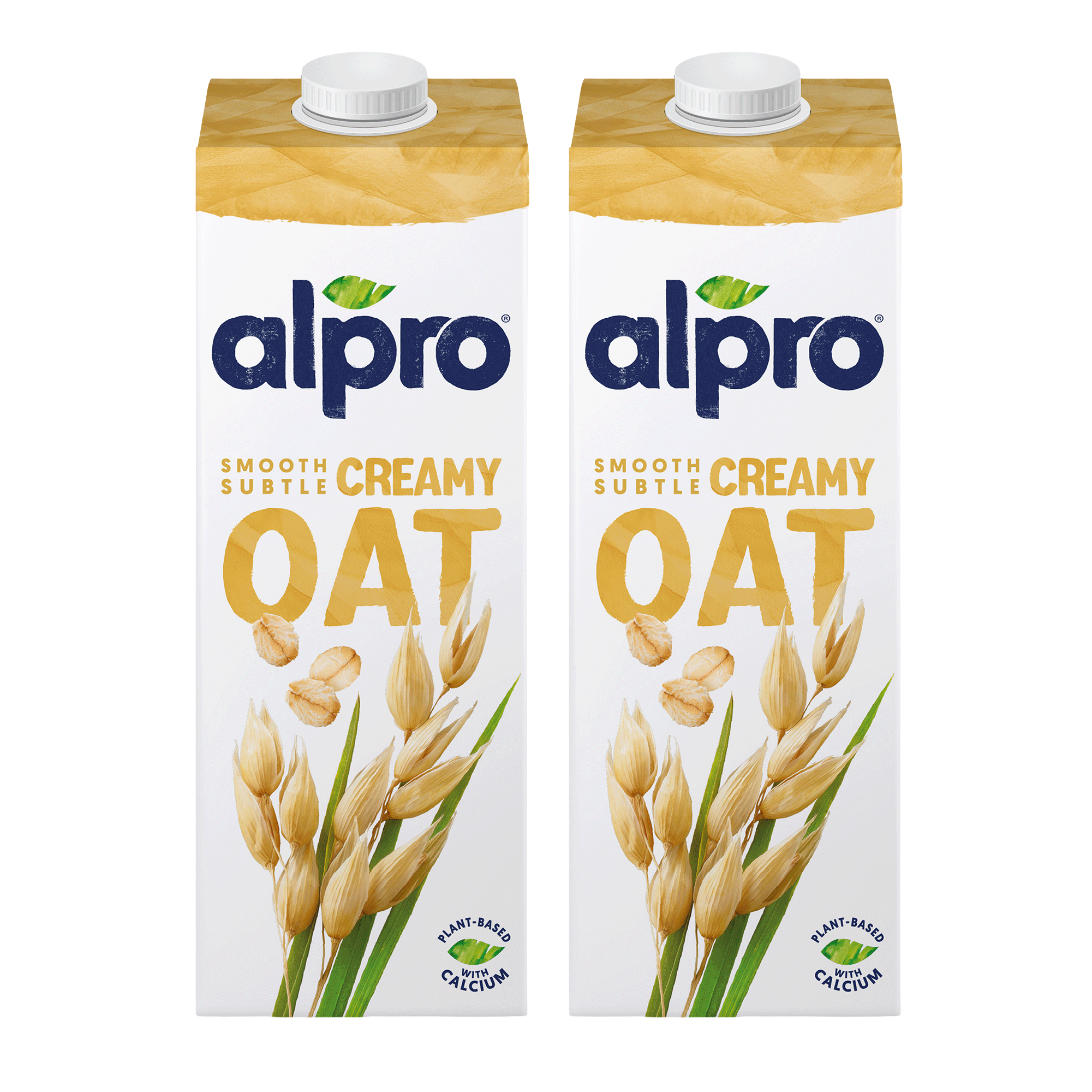Alpro Drink Oat Dual Pack (1l x 2), 100% Plant Based And Dairy Free, Suitable For Vegans, Naturally Free From Lactose, Rich In Nutrients