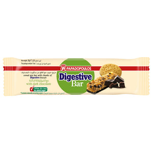 Digestive Bar with Chocolate and No Added Sugar