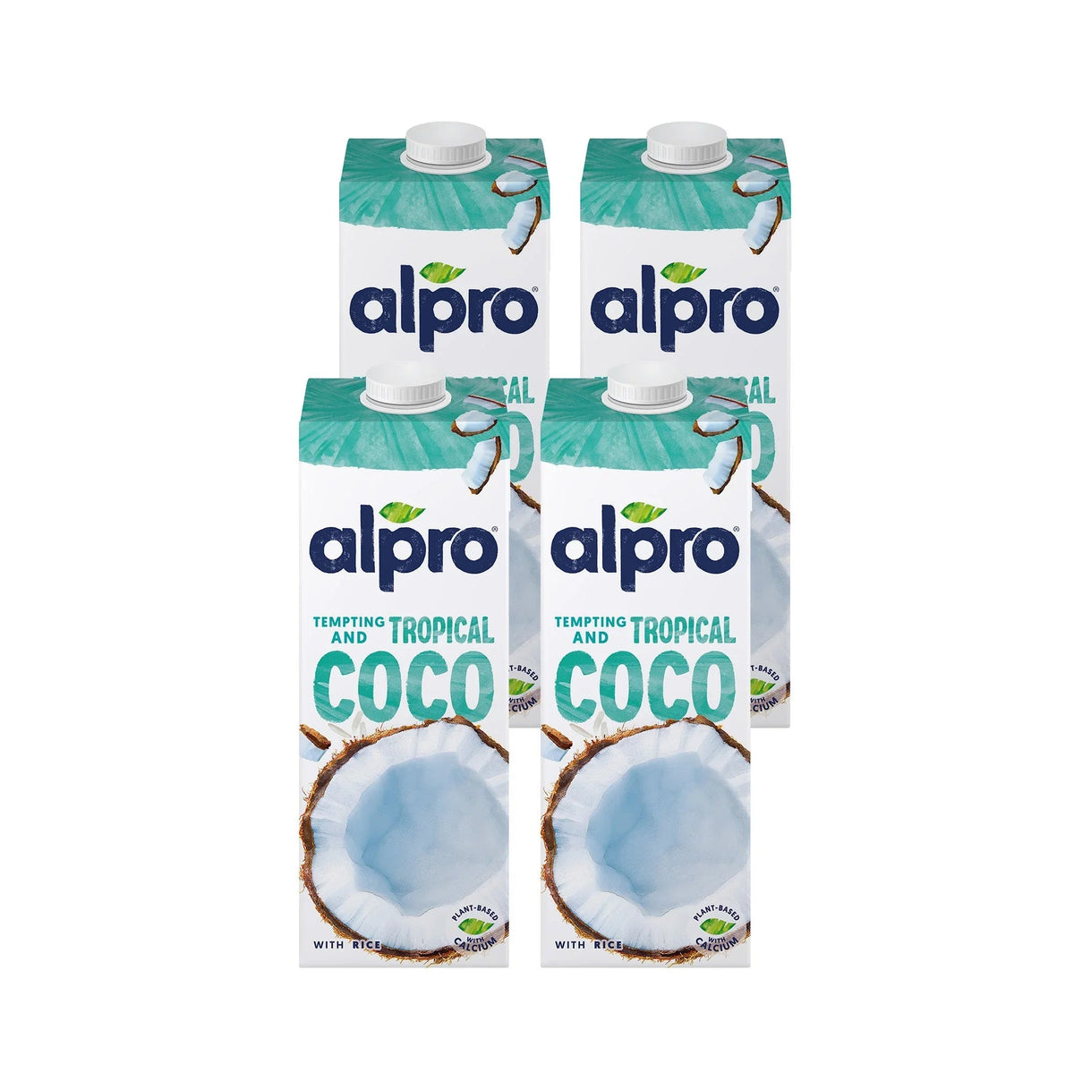 Alpro Coconut Drink - 1L Pack of 4