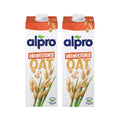 Alpro Drink Oat No Sugars/ Unsweetened Dual Pack (1l x 2), 100% Plant Based And Dairy Free, Suitable For Vegans, Naturally Free From Lactose, Rich In Nutrients