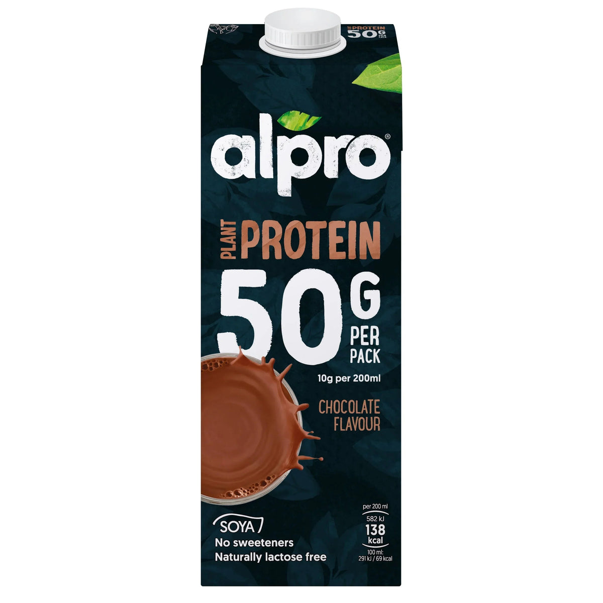 Alpro Soya High Protein Chocolate Drink - 1L