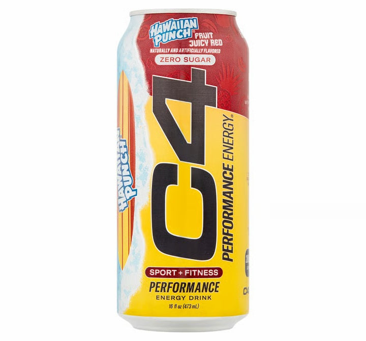 C4 Performance Energy, Hawaiian Punch Fruit Juicy Red 473ml