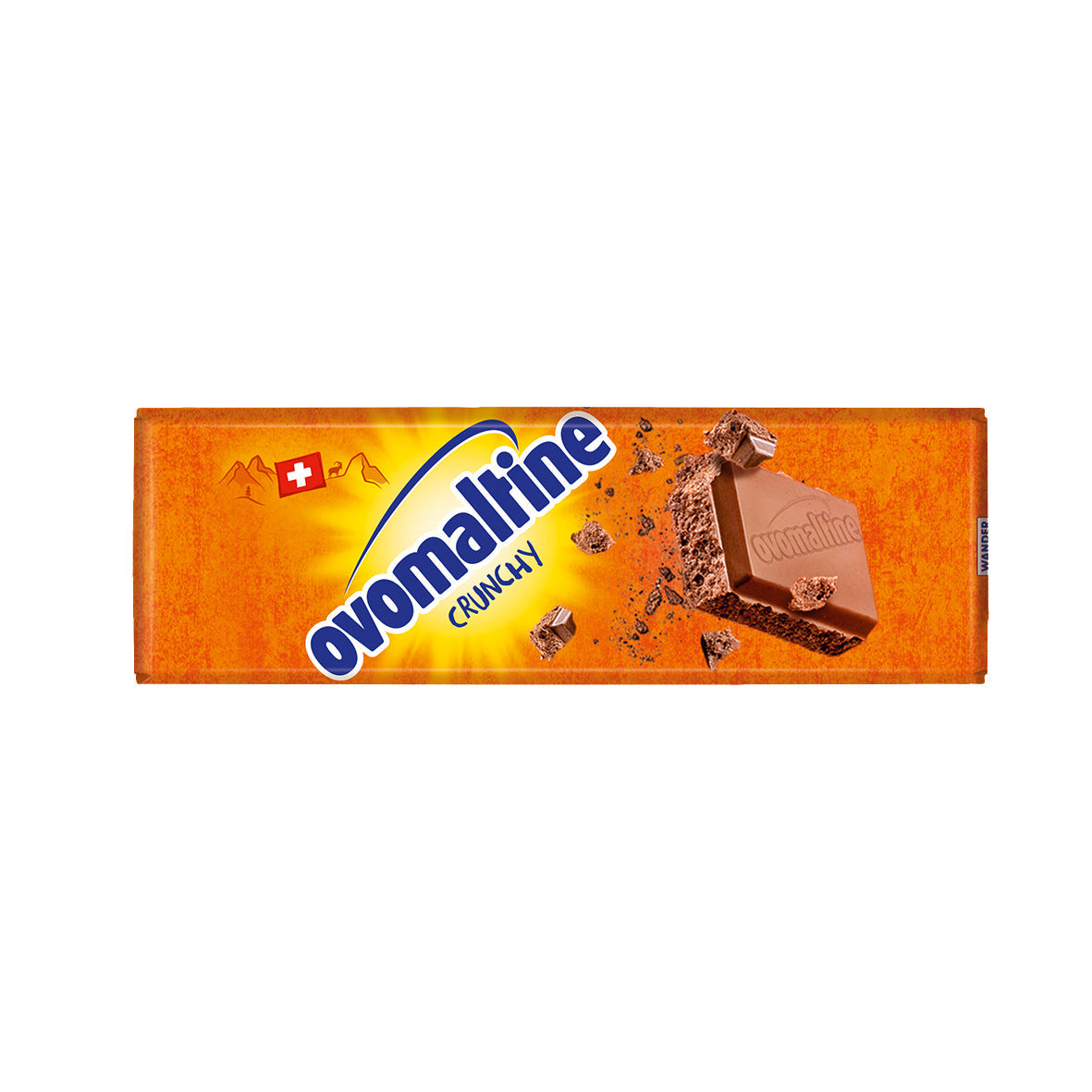 Ovomaltine Mini Crunchy Swiss Milk Chocolate Bar contains Cocoa solids 32%, 42gm- Near Expiry
