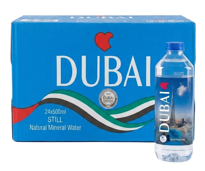 Love Hellas Premium Greek Natural Mineral Still Water - Pack of 24 PET bottle 500ml Burj Khalifa