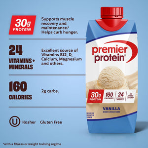 Premier Protein 30g High Protein Shake, Vanilla 325ml