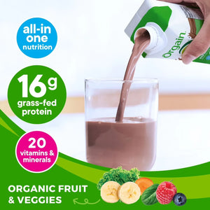 Orgain Organic Nutrition Grass-Fed Protein Shake, Creamy Chocolate Fudge 330ml