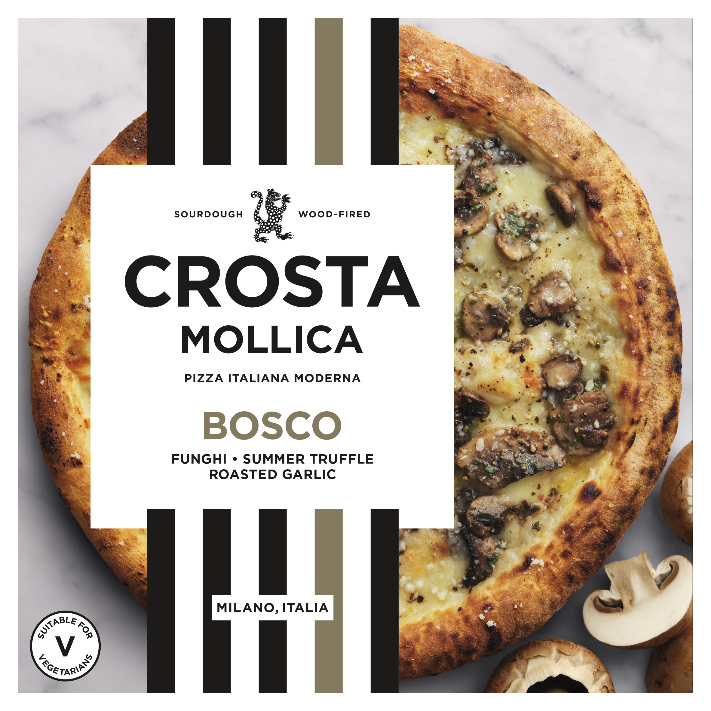 Crosta Mollica Frozen Bosco Sourdough Pizza 443gm