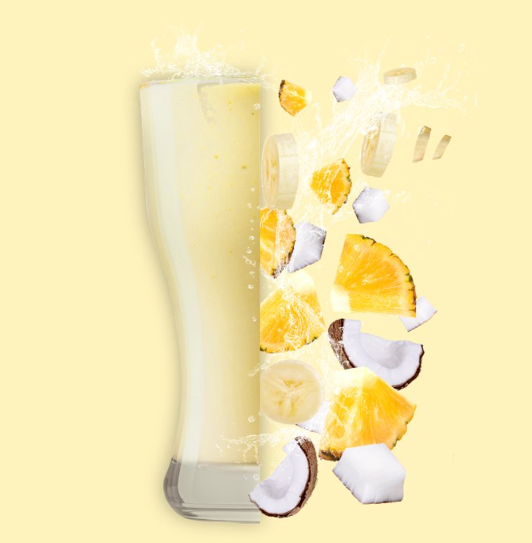 Smooties fruit mix raw - 150 gm - tropic colada/pina colada
