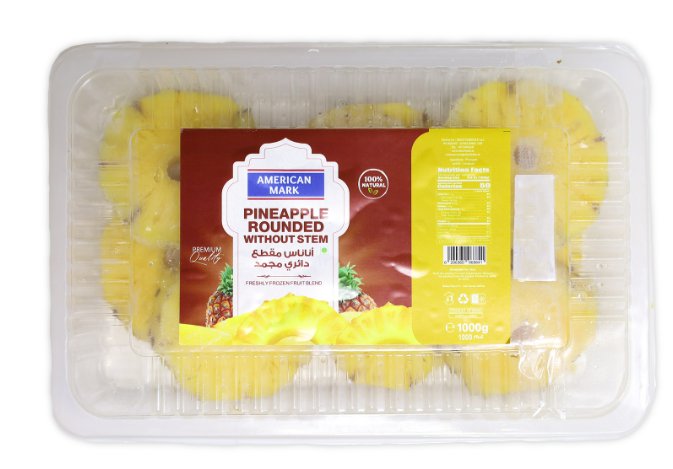 Pineapple rounds without stem