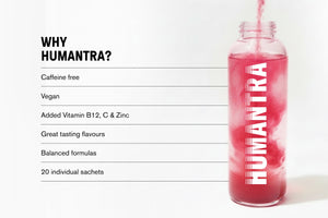 Humantra Black Cherry Electrolyte Hydration Pack – Zero Sugar, 20 Servings, 72g
