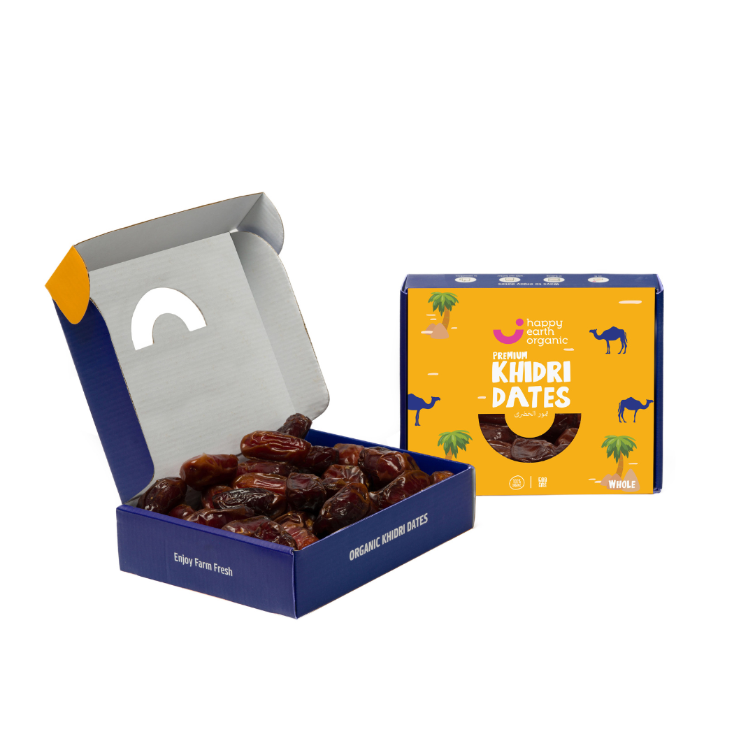 Happy Earth Organic Khidri Dates 500g