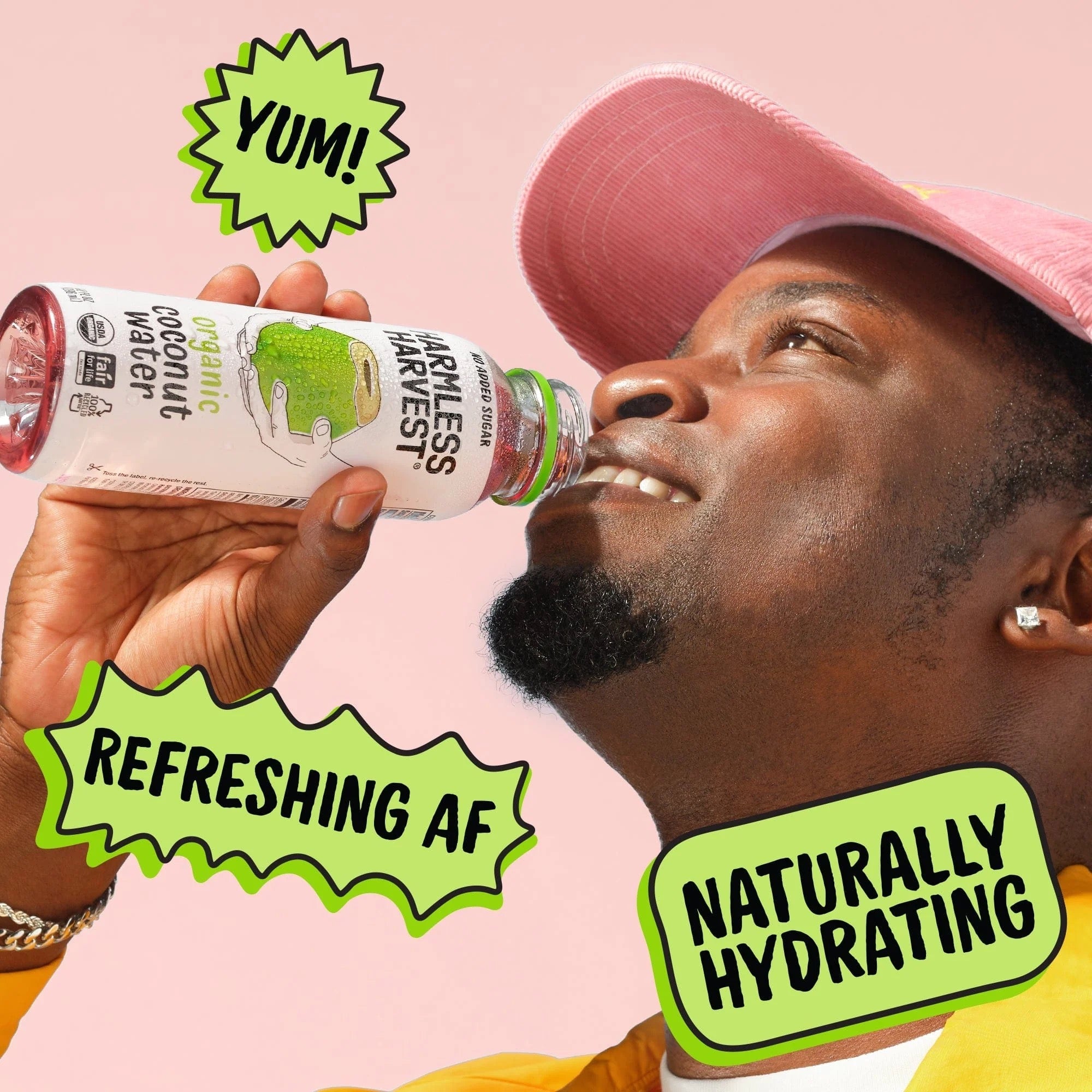 Harmless Harvest Organic Coconut Water, No Added Sugar 296ml