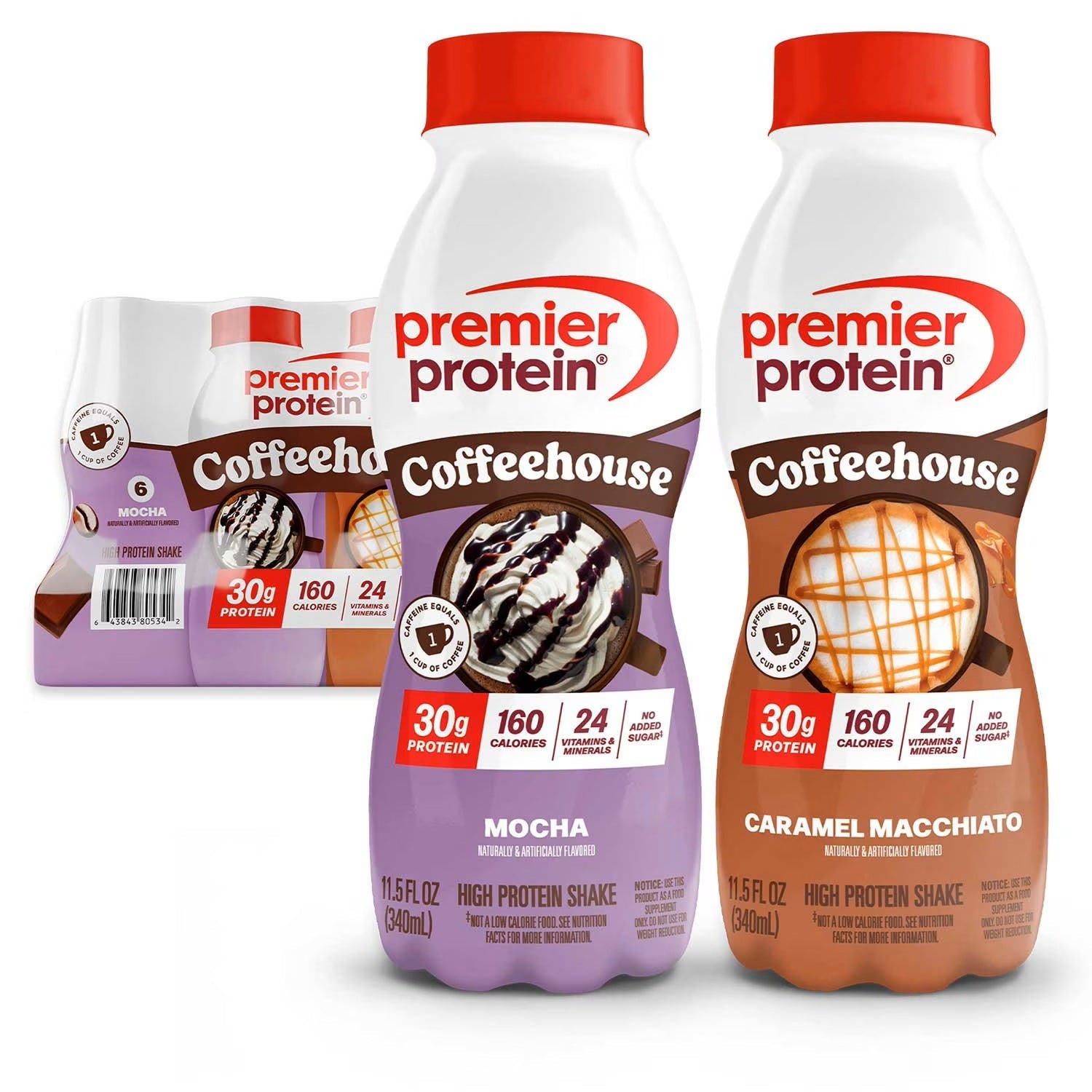 Premier Protein 30g Coffeehouse Variety Pack, 11.5 fl. oz., 12 Pack