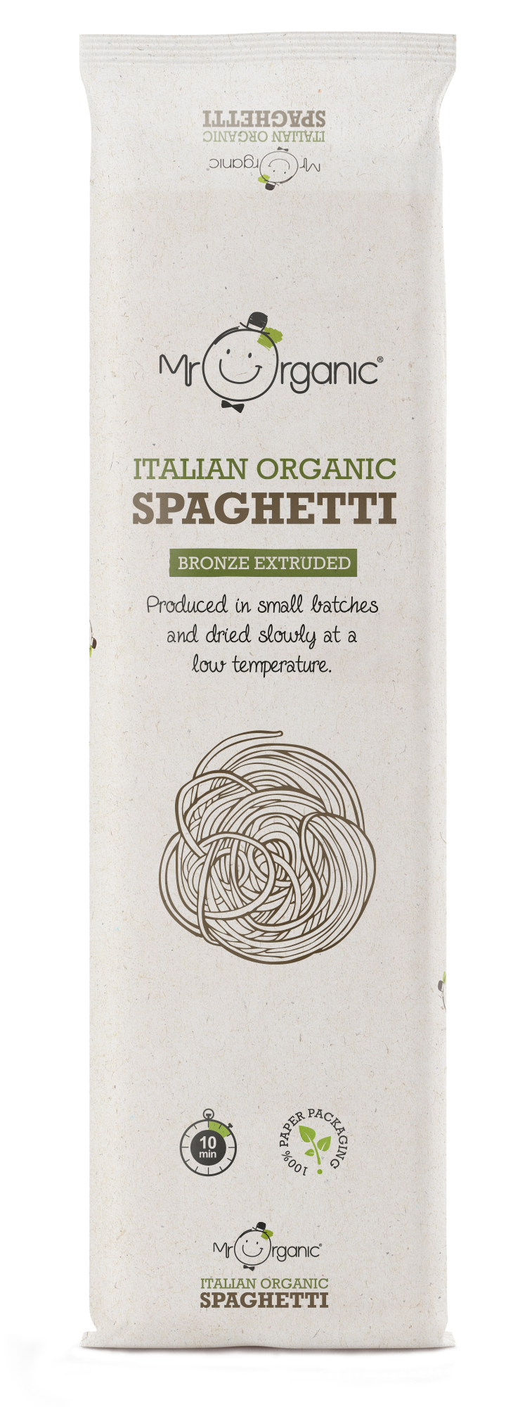 Mr Organic White Spaghetti Pasta 500g