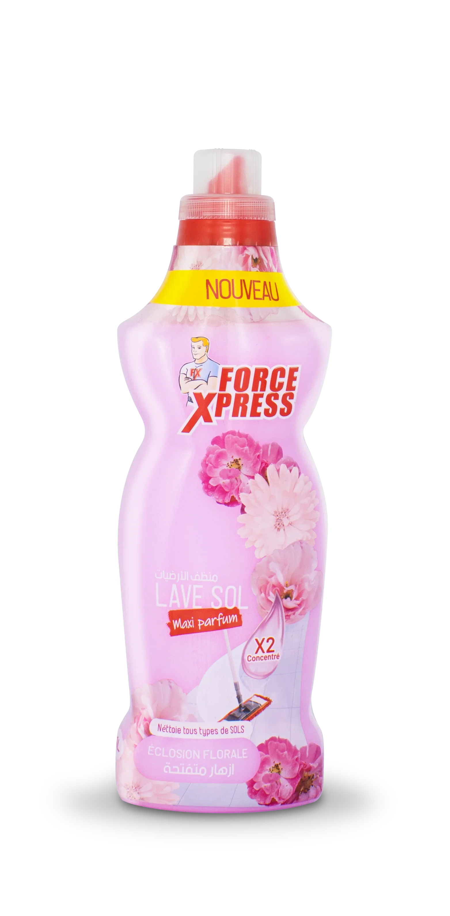 Force Xpress Floor Cleaner Eclosion Florale 1L